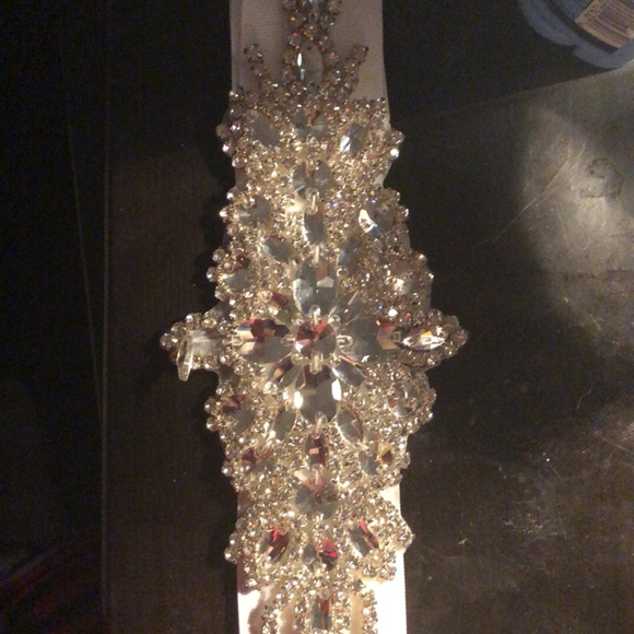 Wedding dress sash